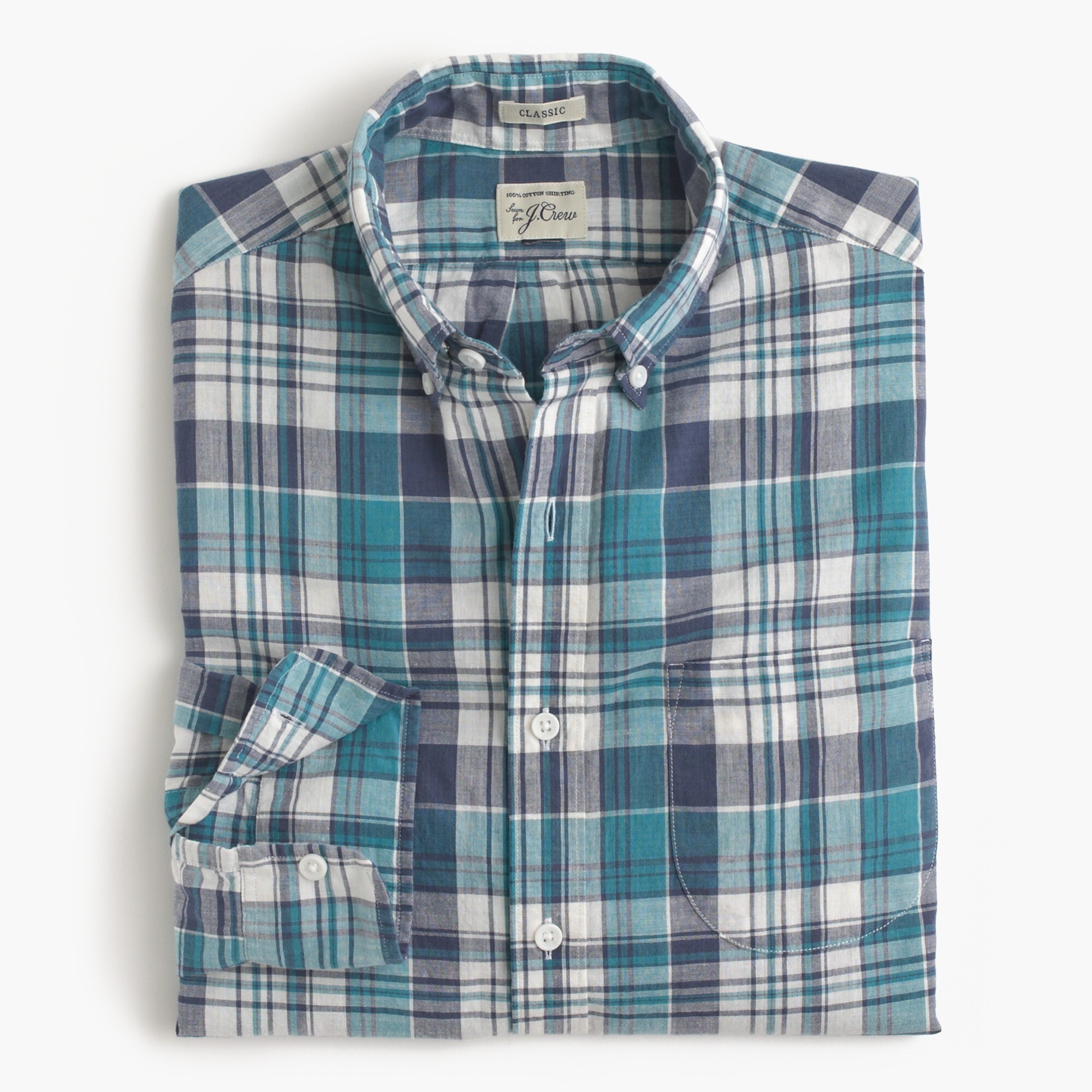 Blue Madras Dress